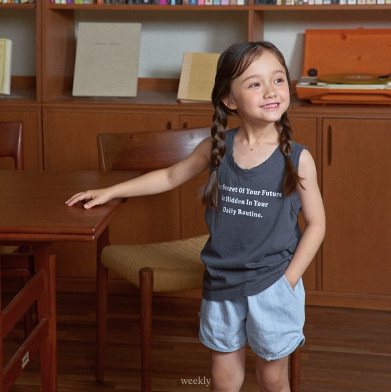 Weekly - Korean Children Fashion - #Kfashion4kids - Future Sleeveless