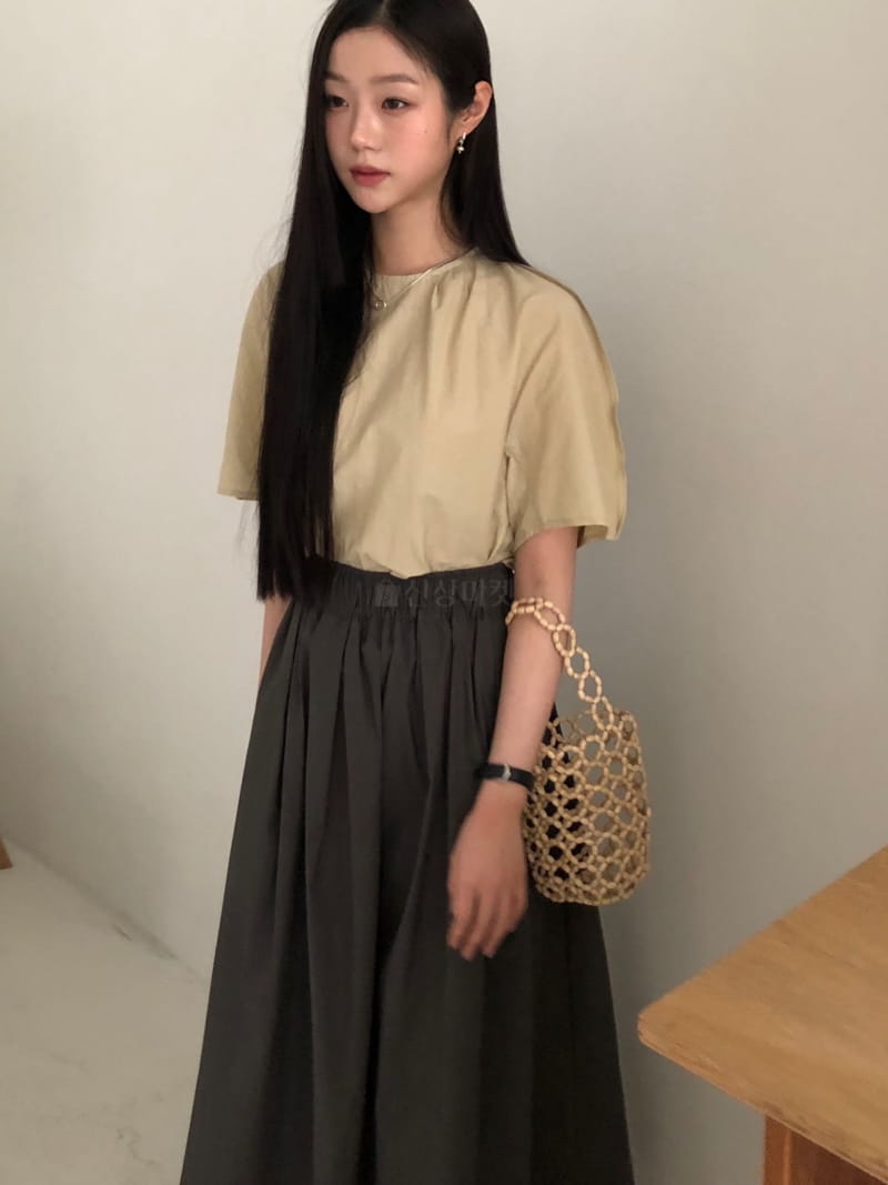 Your - Korean Women Fashion - #shopsmall - Kanu Back Shirring Blouse - 7