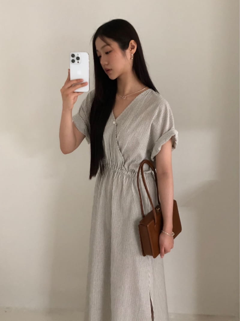 Your - Korean Women Fashion - #womensfashion - Marine One-piece - 9