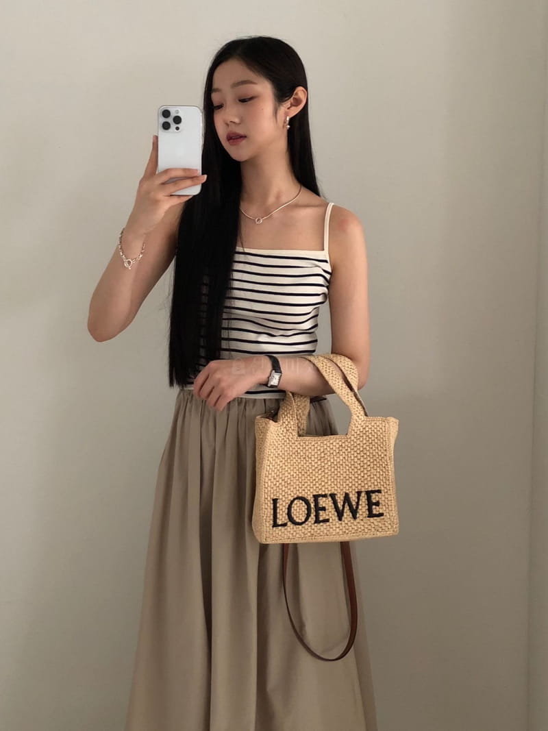 Your - Korean Women Fashion - #womensfashion - Stripes Point Sleeveless - 2