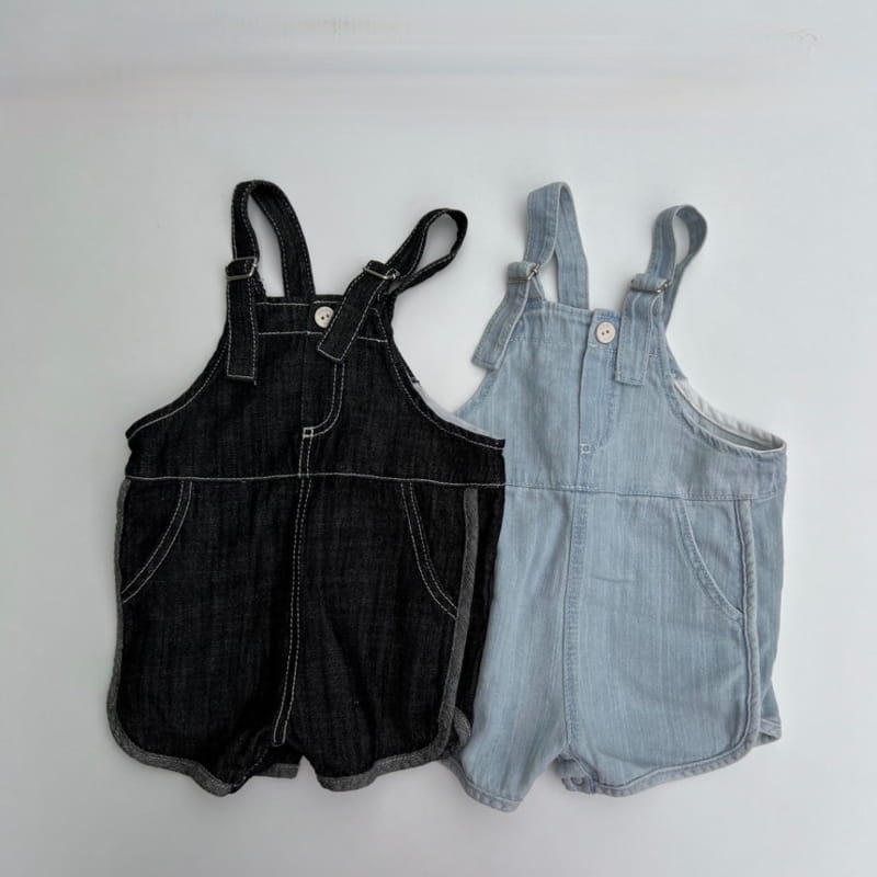 go;u - Korean Baby Fashion - #babyootd - Bebe Nene Dungarees