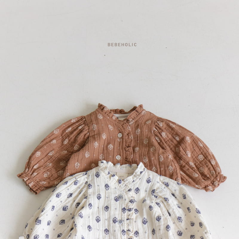 Bebe Holic - Korean Baby Fashion - #babyclothing - Broonze Blouse - 3