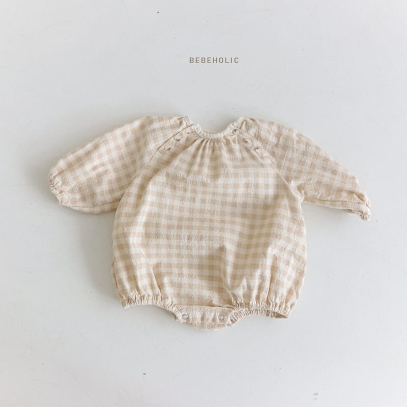 Bebe Holic - Korean Baby Fashion - #babyfever - Bring Check Bodysuit - 6