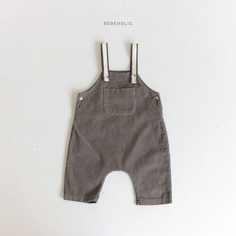 Bebe Holic - Korean Baby Fashion - #babyfever - Woodie Dungarees Bodysuit - 4