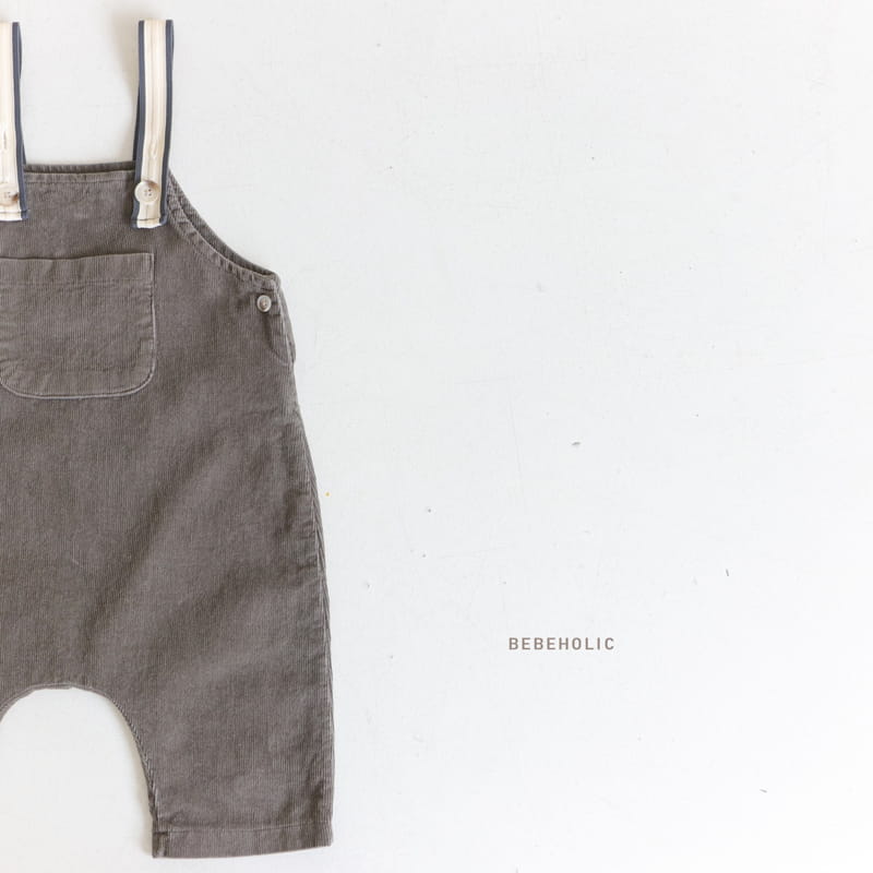 Bebe Holic - Korean Baby Fashion - #babylifestyle - Woodie Dungarees Bodysuit - 5