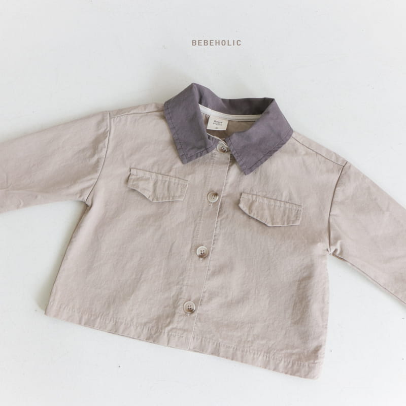 Bebe Holic - Korean Baby Fashion - #onlinebabyboutique - Color Collar Shirt Jacket - 7