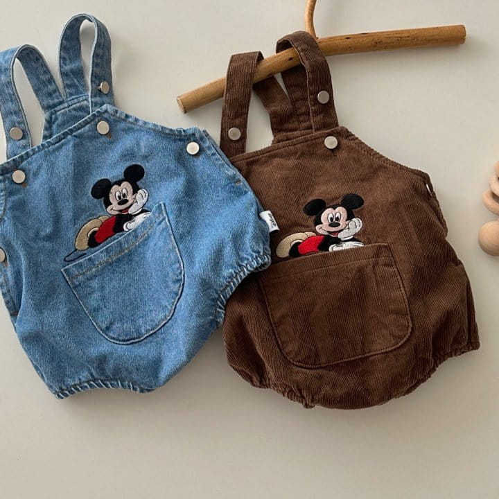 Ciel De Maman - Korean Baby Fashion - #babyfever - M Fall Dungarees Bodysuit