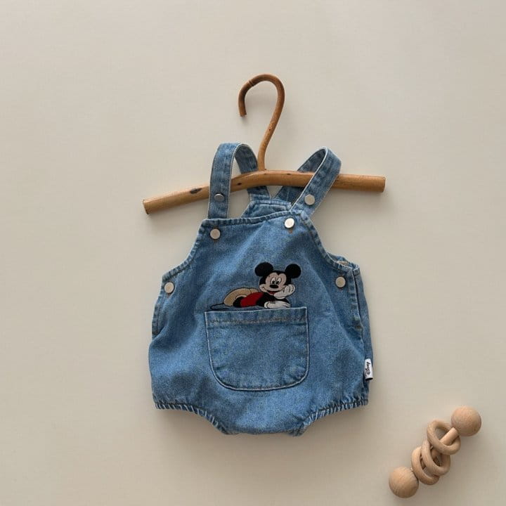 Ciel De Maman - Korean Baby Fashion - #babyootd - M Fall Dungarees Bodysuit - 5