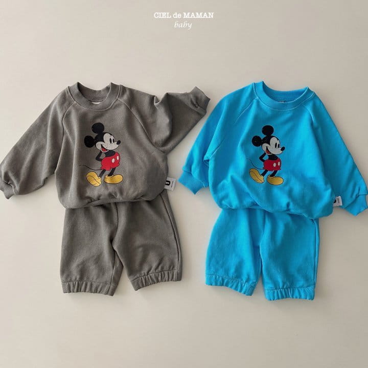 Ciel De Maman - Korean Children Fashion - #littlefashionista - M Pigment Top Bottom Set - 3