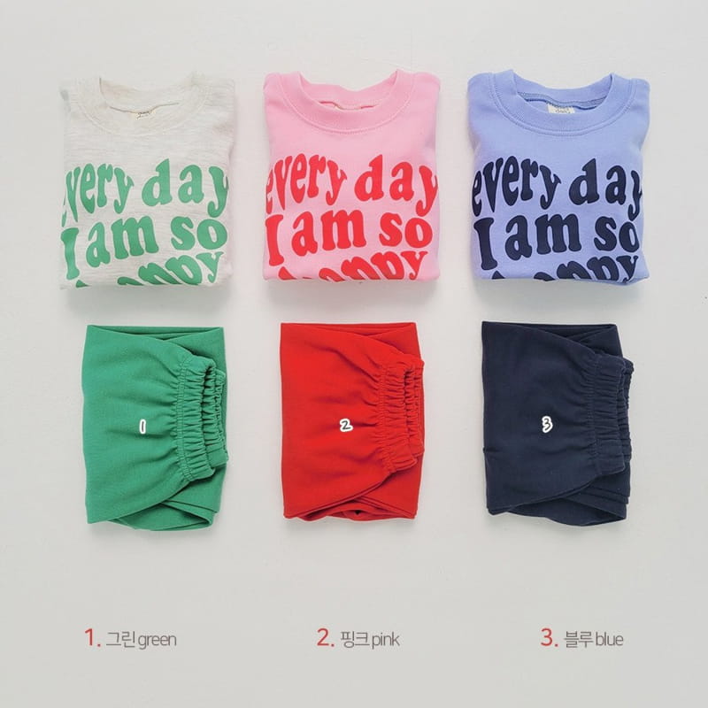 Daily Daily - Korean Children Fashion - #childrensboutique - Love Day Top Bottom Set