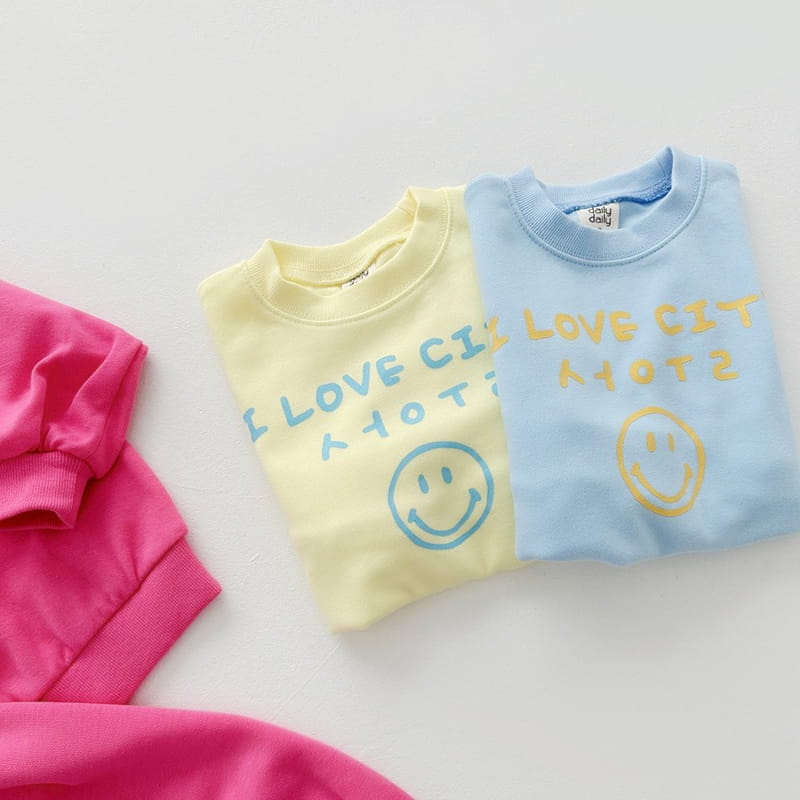 Daily Daily - Korean Children Fashion - #todddlerfashion - City Smile Top Bottom Set - 10