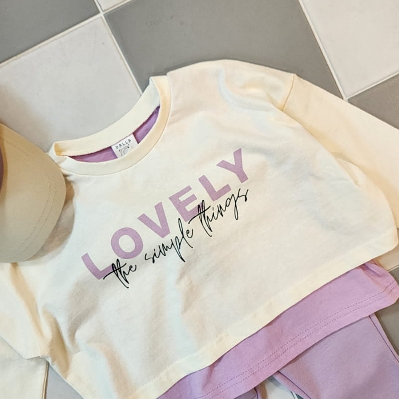 Dalla - Korean Children Fashion - #kidsstore - Lovely Crop Tee - 10