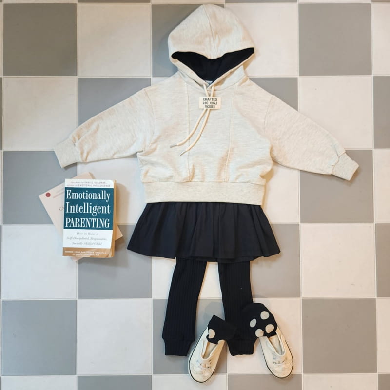 Dalla - Korean Children Fashion - #littlefashionista - Label Hoody Sweatshirt - 11