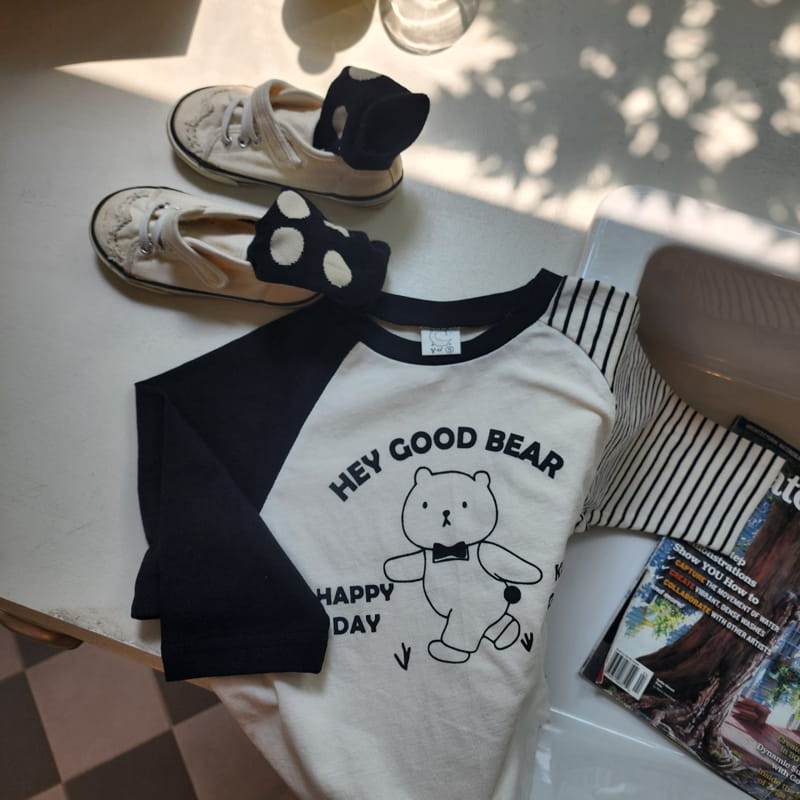 Dalla - Korean Children Fashion - #stylishchildhood - Good Bear Tee - 5