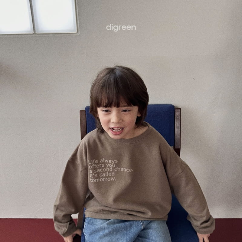 Digreen - Korean Children Fashion - #Kfashion4kids - Tomorrow Sweatshirt