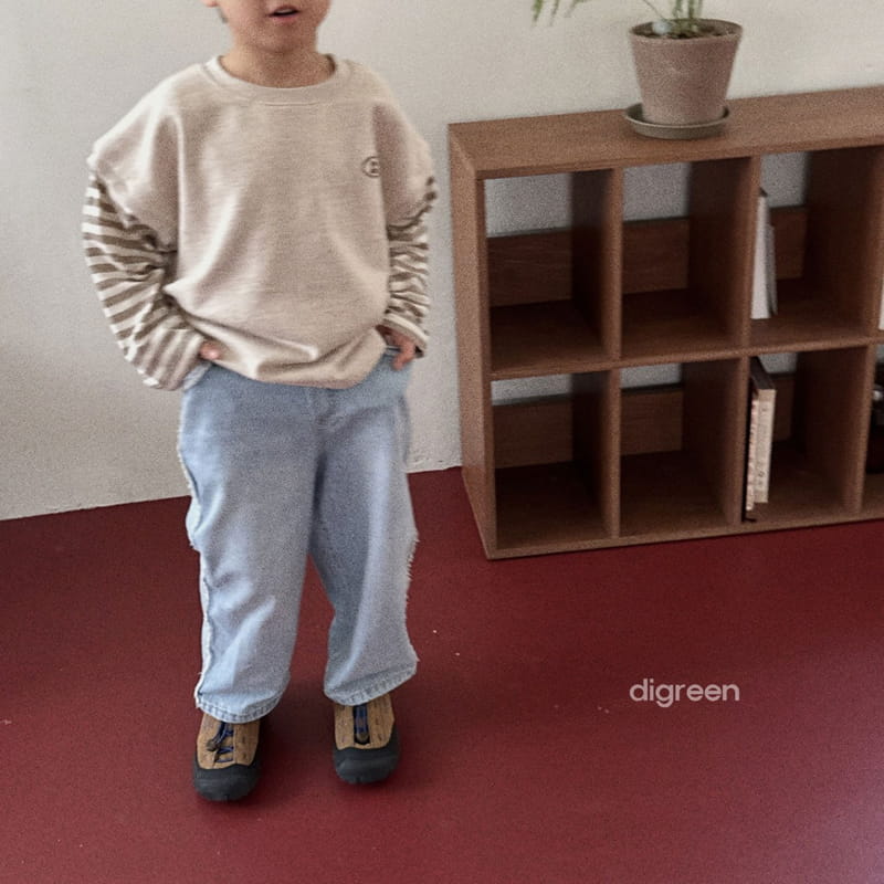 Digreen - Korean Children Fashion - #Kfashion4kids - Layered Sweatshirt - 9