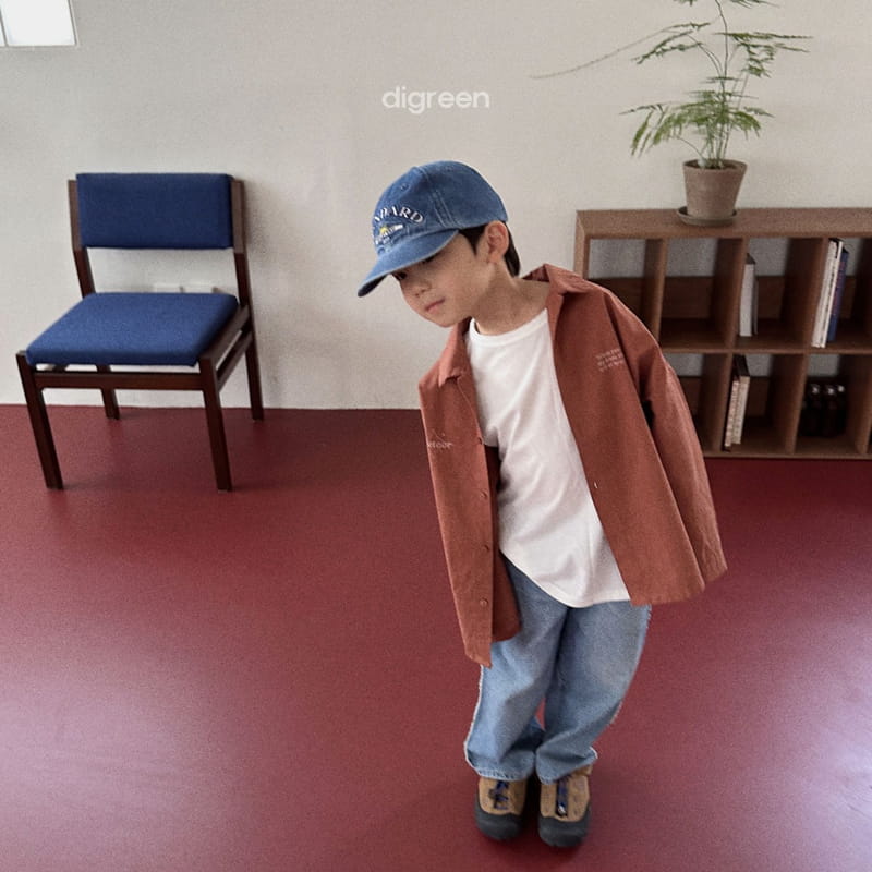 Digreen - Korean Children Fashion - #Kfashion4kids - Standard Denim Cap - 5