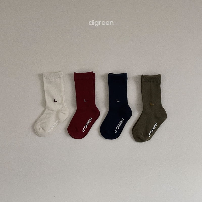 Digreen - Korean Children Fashion - #Kfashion4kids - Owen Socks - 2