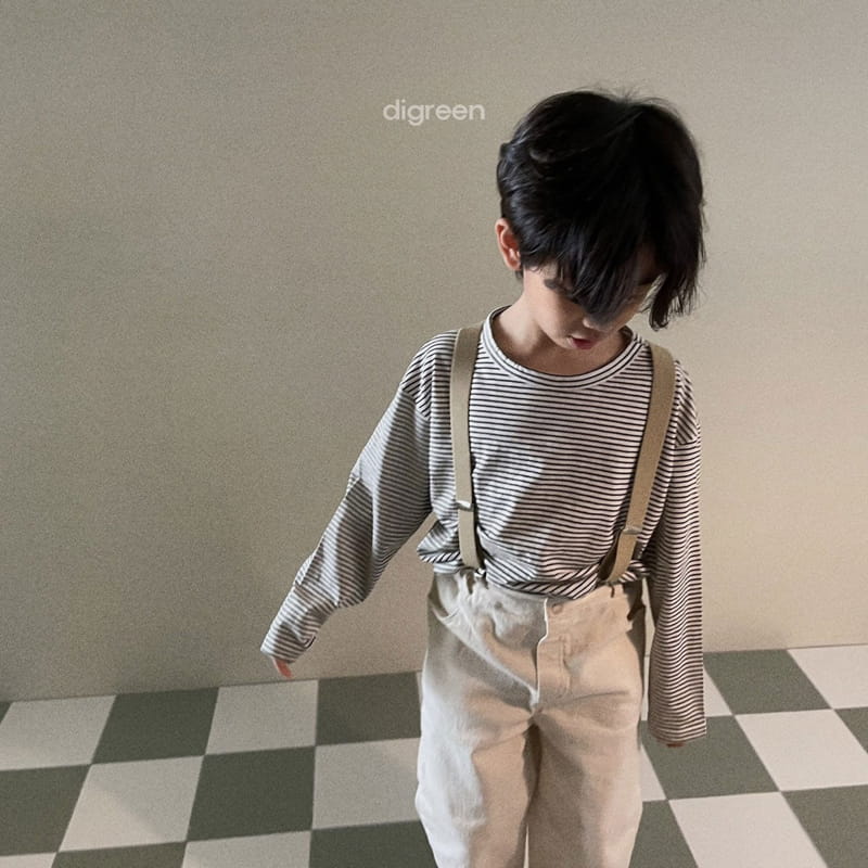 Digreen - Korean Children Fashion - #Kfashion4kids - Natural Suspendar - 12