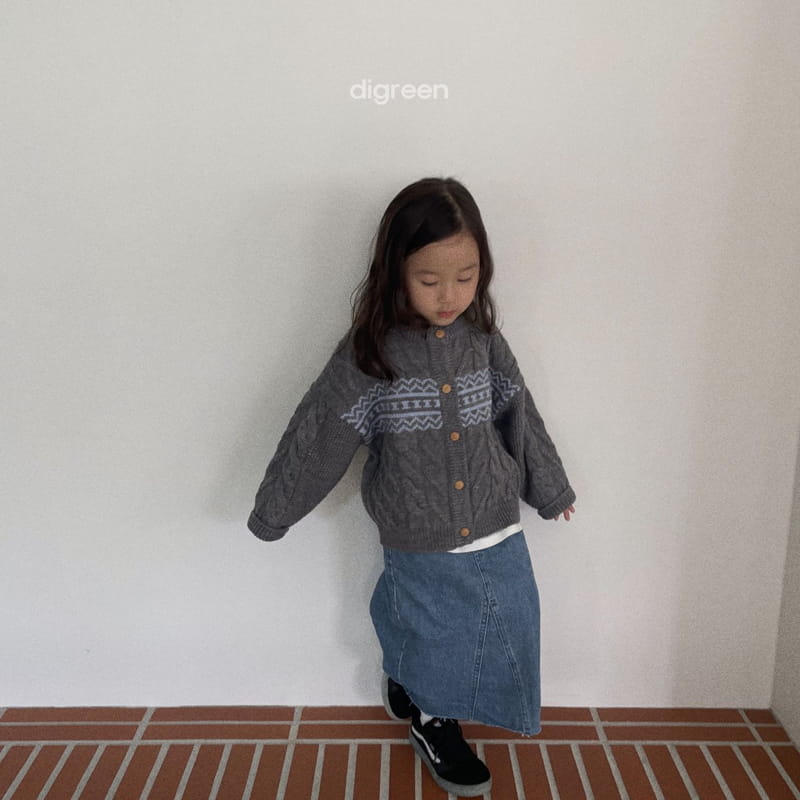 Digreen - Korean Children Fashion - #childofig - Western Skirt - 7