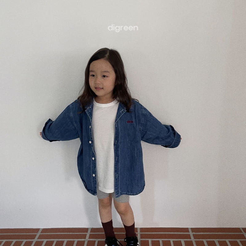 Digreen - Korean Children Fashion - #childofig - Denim Shirt - 10