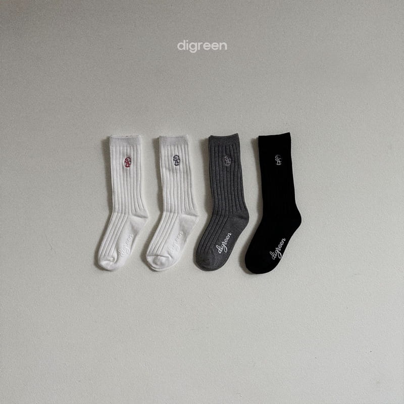 Digreen - Korean Children Fashion - #childofig - ABC Socks - 2