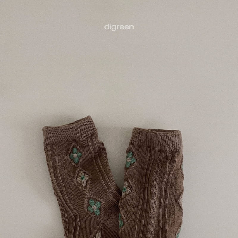 Digreen - Korean Children Fashion - #childofig - Natural Flower Socks - 7