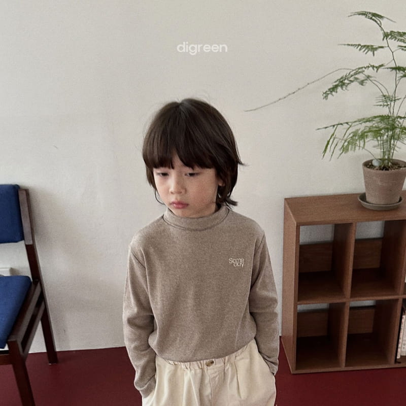 Digreen - Korean Children Fashion - #childrensboutique - Line Turtleneck Tee - 12