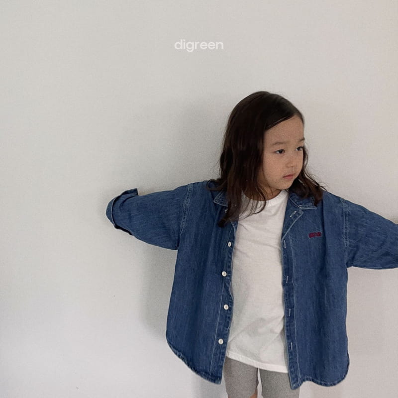 Digreen - Korean Children Fashion - #childrensboutique - Denim Shirt - 11