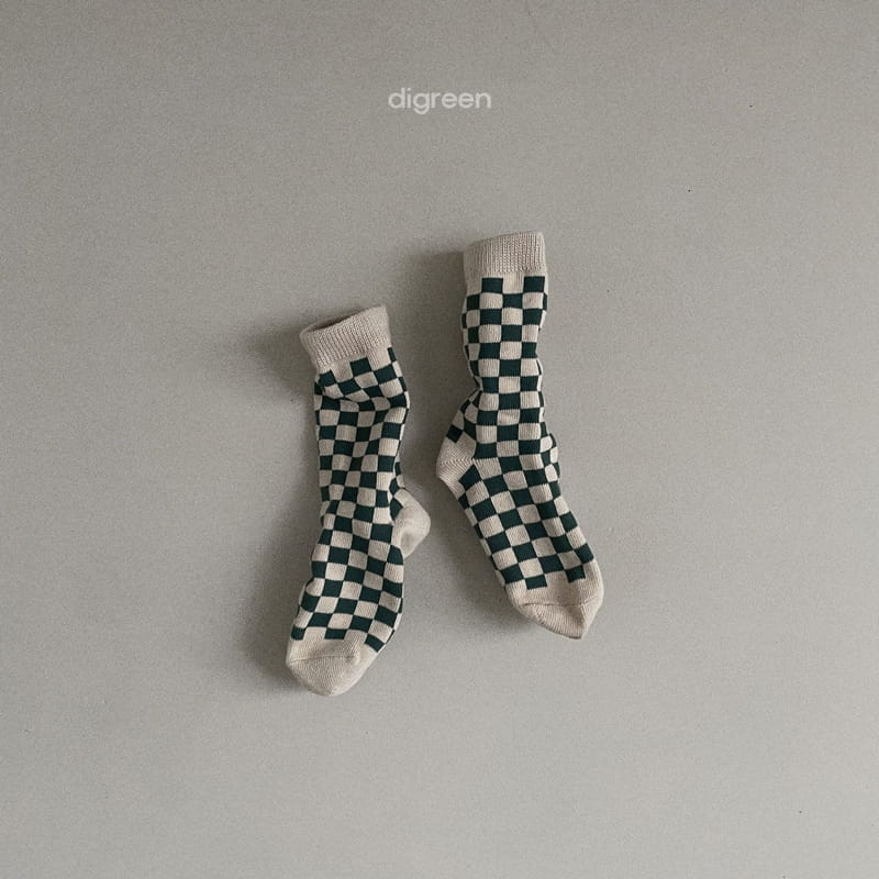 Digreen - Korean Children Fashion - #childrensboutique - Checker Board Socks - 9