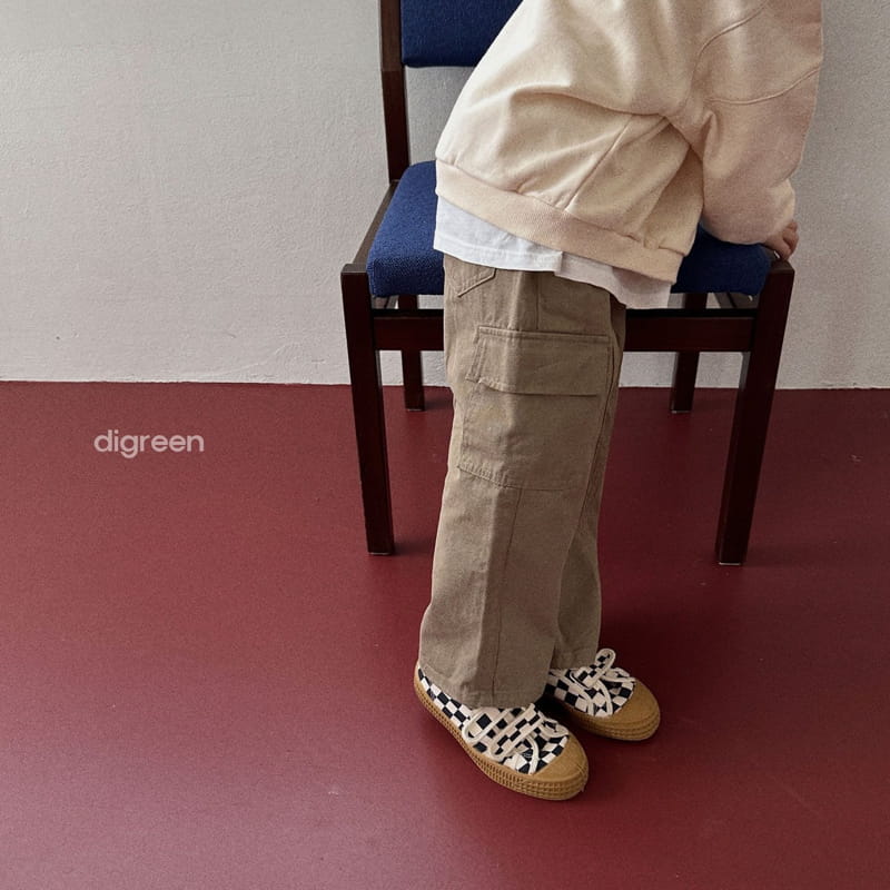 Digreen - Korean Children Fashion - #designkidswear - Slit Cargo Pants