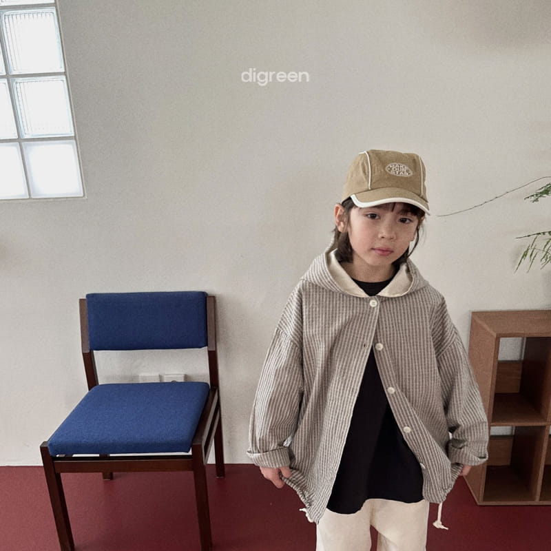 Digreen - Korean Children Fashion - #childrensboutique - Hoody Jacket - 4