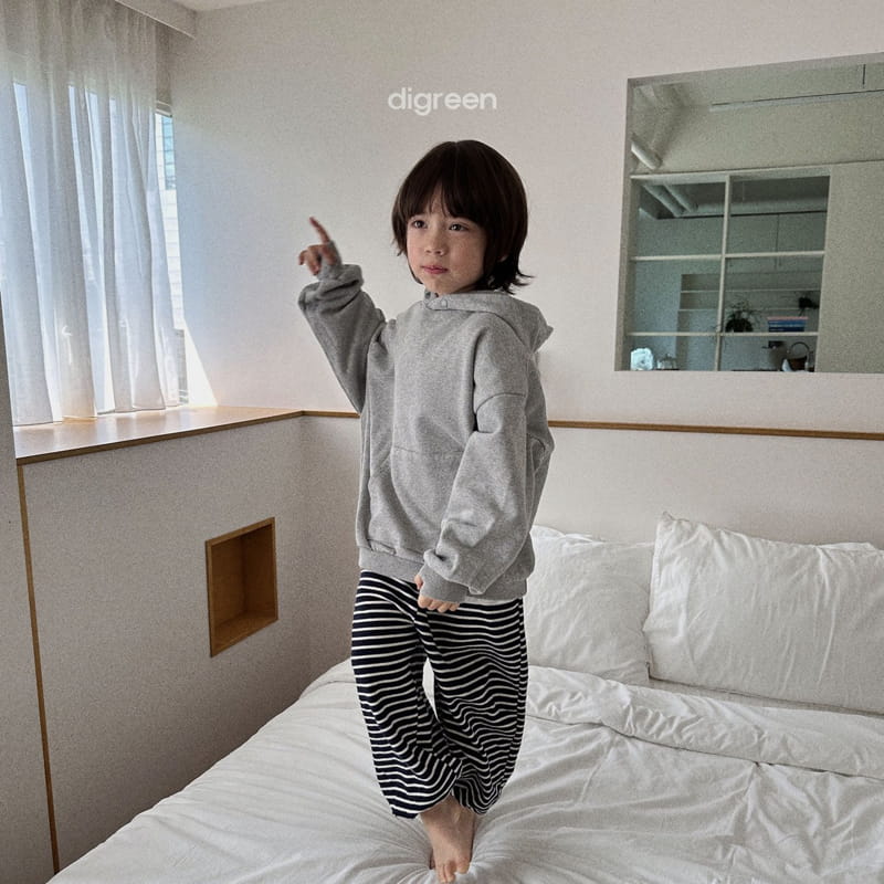 Digreen - Korean Children Fashion - #childrensboutique - Stripes pants - 4