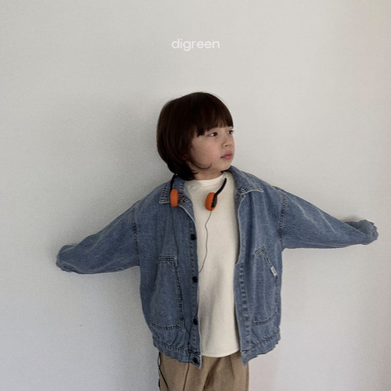 Digreen - Korean Children Fashion - #discoveringself - Denim Jacket - 3