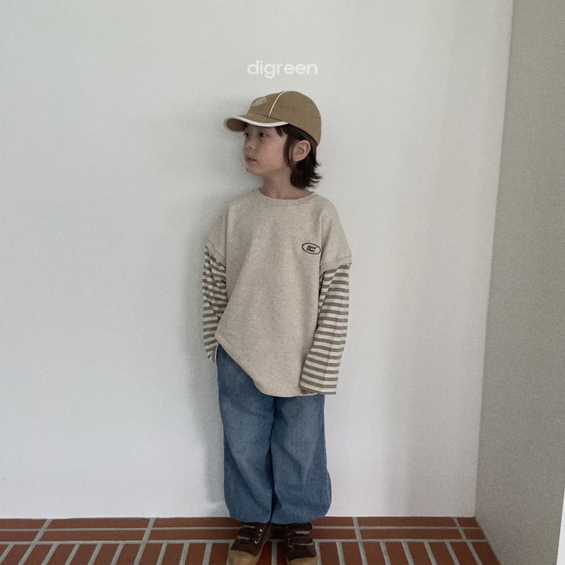 Digreen - Korean Children Fashion - #kidsshorts - Layered Sweatshirt - 6