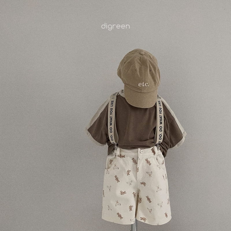 Digreen - Korean Children Fashion - #kidsshorts - Lettering Suspendar - 10