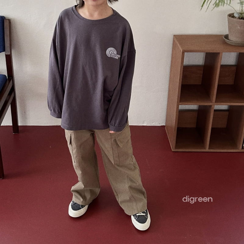 Digreen - Korean Children Fashion - #kidsstore - Slit Cargo Pants - 5