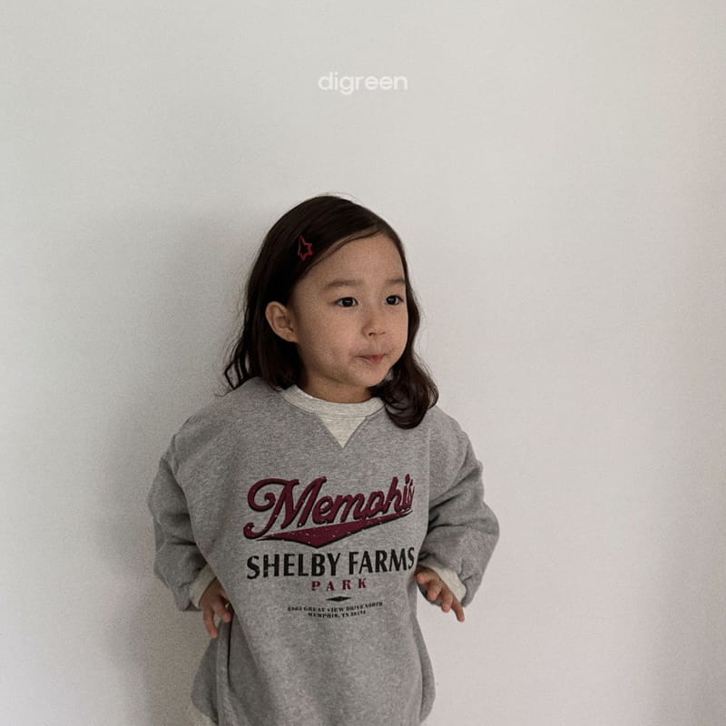 Digreen - Korean Children Fashion - #kidsshorts - Memphis Sweatshirt - 4