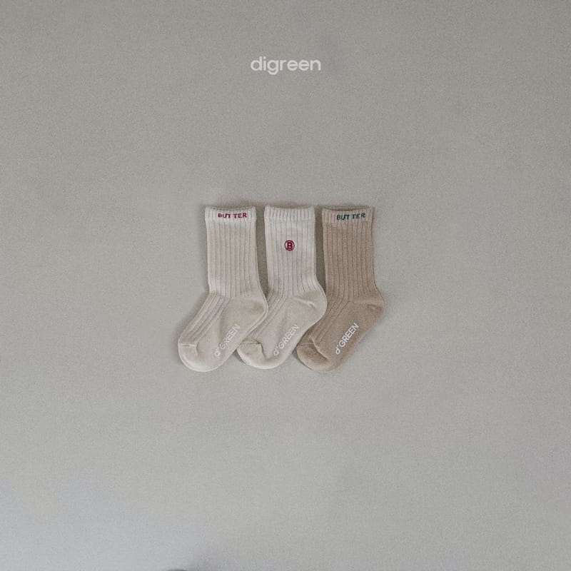 Digreen - Korean Children Fashion - #kidsstore - Butter Socks