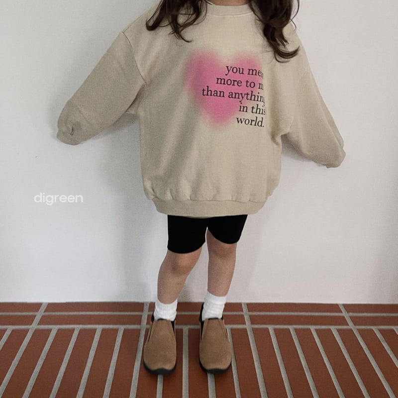 Digreen - Korean Children Fashion - #kidzfashiontrend - Heart Dyeing Sweatshirt - 9