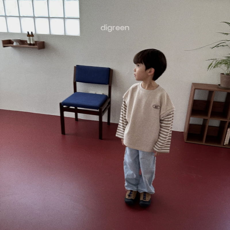 Digreen - Korean Children Fashion - #kidzfashiontrend - Layered Sweatshirt - 8