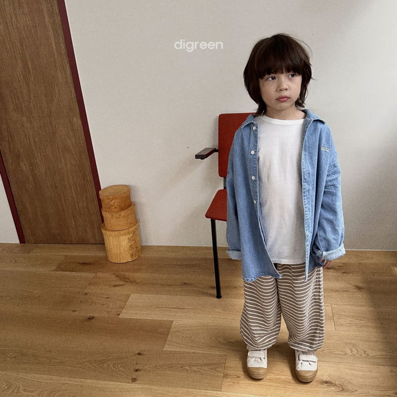 Digreen - Korean Children Fashion - #kidzfashiontrend - Stripes pants - 9