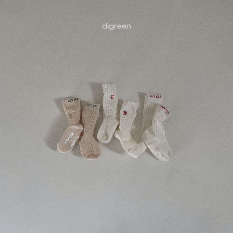 Digreen - Korean Children Fashion - #kidzfashiontrend - Butter Socks - 2