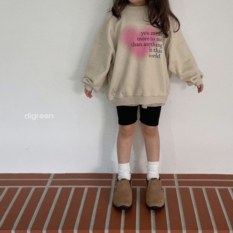 Digreen - Korean Children Fashion - #littlefashionista - Heart Dyeing Sweatshirt - 11