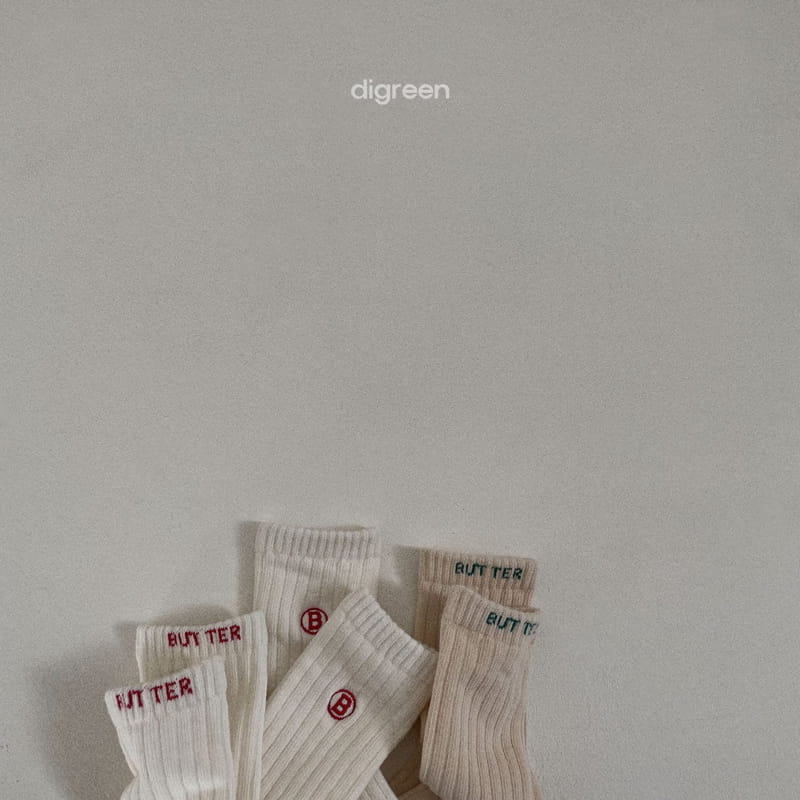 Digreen - Korean Children Fashion - #Kfashion4kids - Butter Socks - 4