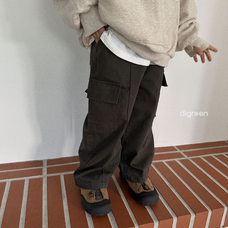 Digreen - Korean Children Fashion - #prettylittlegirls - Slit Cargo Pants - 11