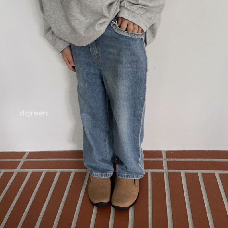 Digreen - Korean Children Fashion - #toddlerclothing - Tesle Jeans - 2