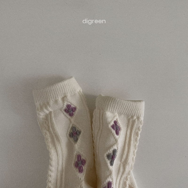 Digreen - Korean Children Fashion - #toddlerclothing - Natural Flower Socks - 5