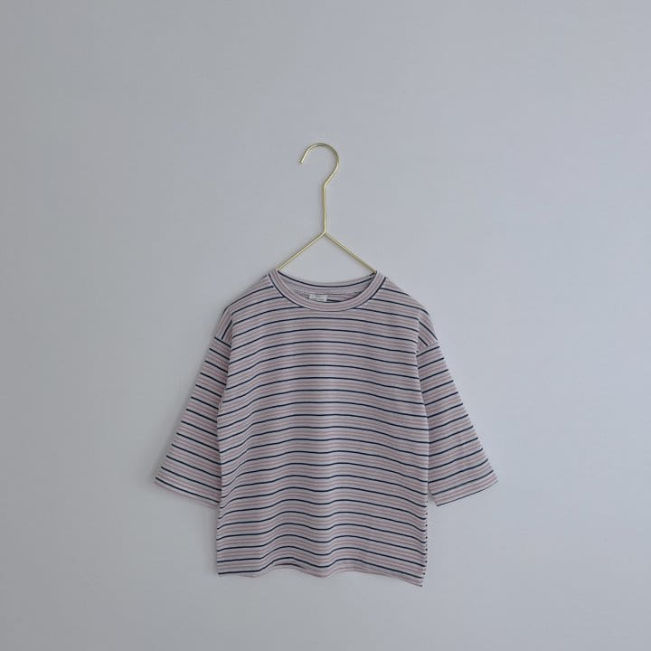 Haro Haro - Korean Children Fashion - #stylishchildhood - Sweet Stripes Tee - 4