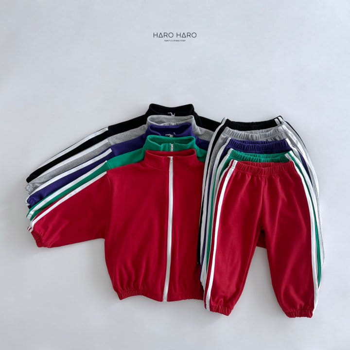 Haro Haro - Korean Children Fashion - #designkidswear - Training Zip-up Set